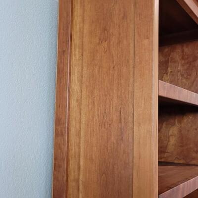 Lot 346: Tall Mission Style Bookcase 