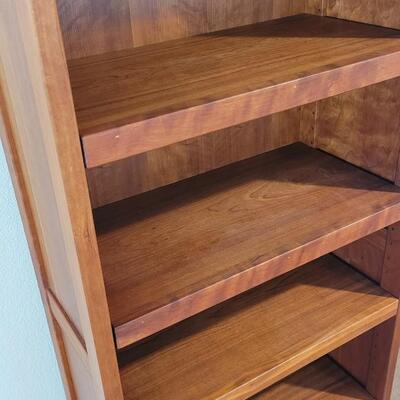 Lot 346: Tall Mission Style Bookcase 