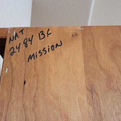 Lot 346: Tall Mission Style Bookcase 