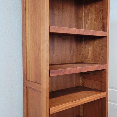 Lot 346: Tall Mission Style Bookcase 