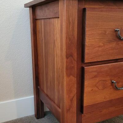 Lot 348: COLLIER'S Bedside Table with 2 Drawers