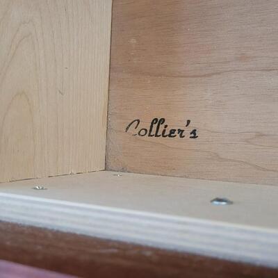 Lot 348: COLLIER'S Bedside Table with 2 Drawers