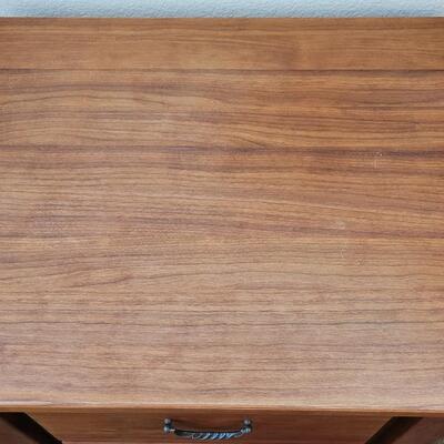 Lot 348: COLLIER'S Bedside Table with 2 Drawers