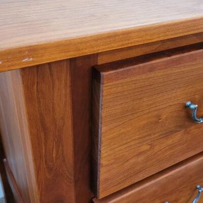 Lot 348: COLLIER'S Bedside Table with 2 Drawers