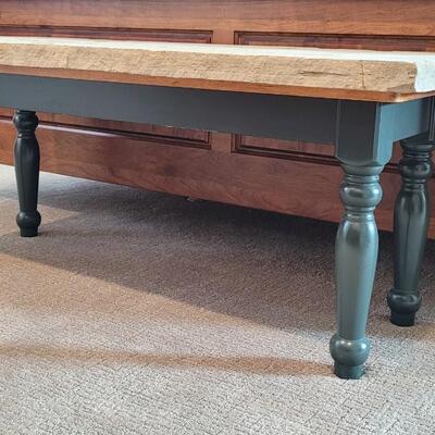 Lot 350: Heavy Stone-Top Resting Bench 