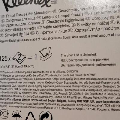 Lot 367: (7) New Boxes of KLEENEX Professional Comfort Touch Facial Tissue