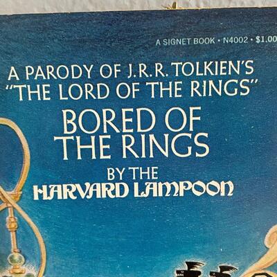 Bored of the Rings Tolkien Parody Paperback Book Harvard Lampoon 1969