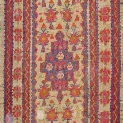 Persian Seneh, Vintage Kilim 3'0