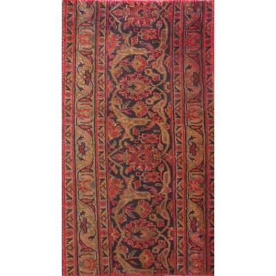 Persian mashhad Vintage Rug 3'5"x1'10", ABC-PER-294, 
"Summer Sale 2021 Clearance!" 
Make an Offer...