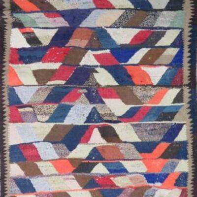 Persian Seneh, Vintage Kilim 9'0"x5'0", ABC-PER-1624,
"Summer Sale 2021 Clearance!" 
Make an Offer...
