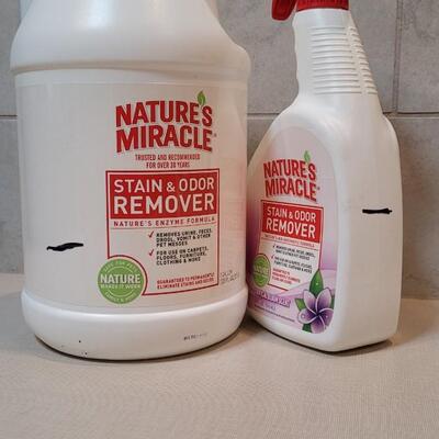 Lot 377: Nature's Miracle Refill + Spray Bottle (See Line for Levels)