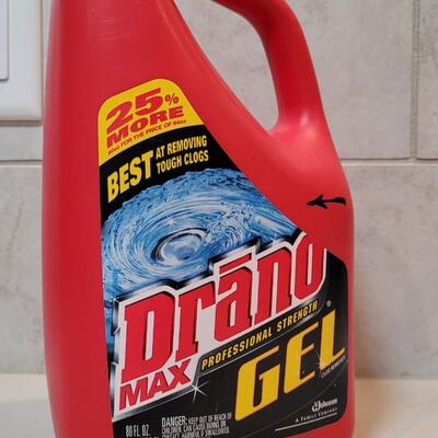 Lot 379: DRANO Gel Clog Remover (See Line for Level)
