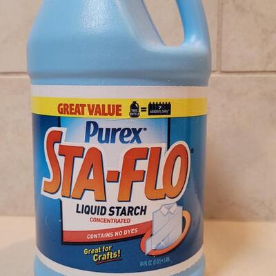 Lot 380: PUREX Sta-Flo Liquid Starch (See Line for Level)