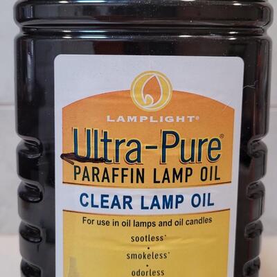 Lot 383: Ultra Pure Clear Paraffin Lamp Oil (See Line for Level)