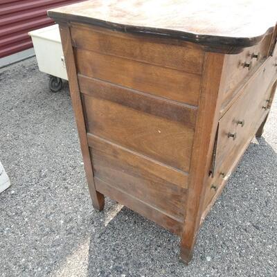 LOT 4 ANTIQUE CHEST OF DRAWERS 