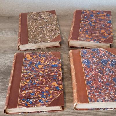 Lot 399: Late 1800's Book Lot (Redish Orange)