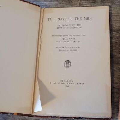 Lot 399: Late 1800's Book Lot (Redish Orange)
