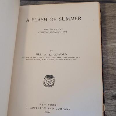 Lot 399: Late 1800's Book Lot (Redish Orange)