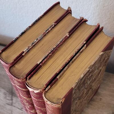 Lot 400: Late 1800's Book Lot (Red)