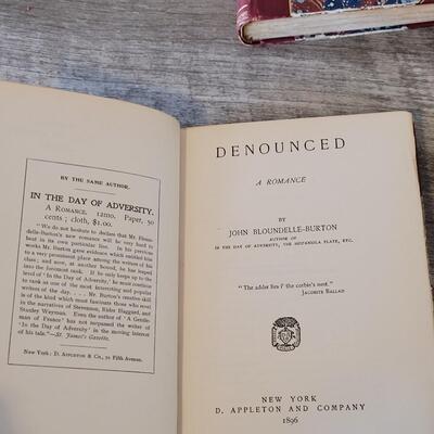 Lot 400: Late 1800's Book Lot (Red)