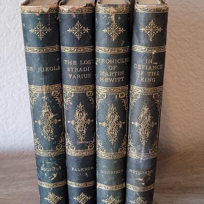 Lot 401: Late 1800's Book Lot (Blue)