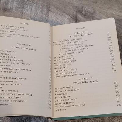 Lot 402: Late 1800's/Early 1900's Leather Bound The Works of Nathaniel Hawthorne 