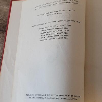 Lot 406: Gene Fowler Book Lot (A Solo in Tom Toms & Good Night, Sweet Prince 