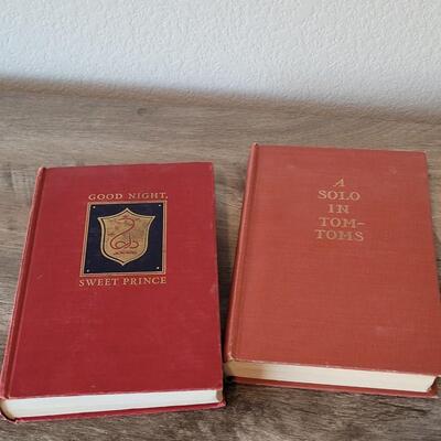 Lot 406: Gene Fowler Book Lot (A Solo in Tom Toms & Good Night, Sweet Prince 