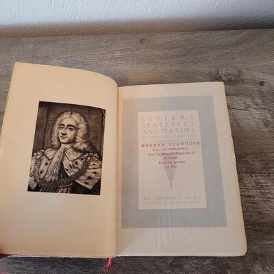Lot 407: Letters Sentences and Maxims by Lord Chesterfield 