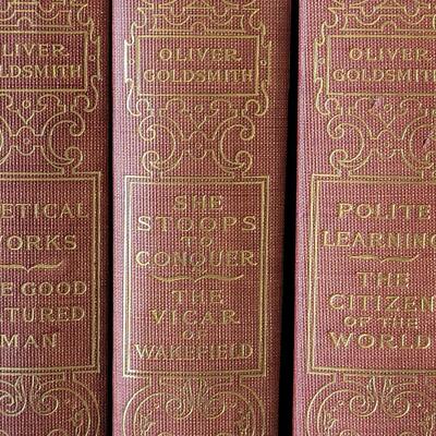 Lot 408: 12 Volume THE WORKS OF OLIVER GOLDSMITH (1900)