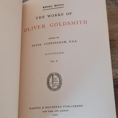 Lot 408: 12 Volume THE WORKS OF OLIVER GOLDSMITH (1900)