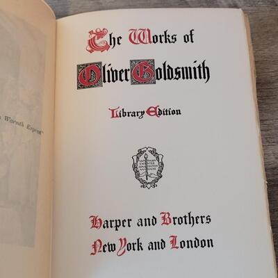Lot 408: 12 Volume THE WORKS OF OLIVER GOLDSMITH (1900)