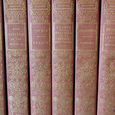 Lot 408: 12 Volume THE WORKS OF OLIVER GOLDSMITH (1900)