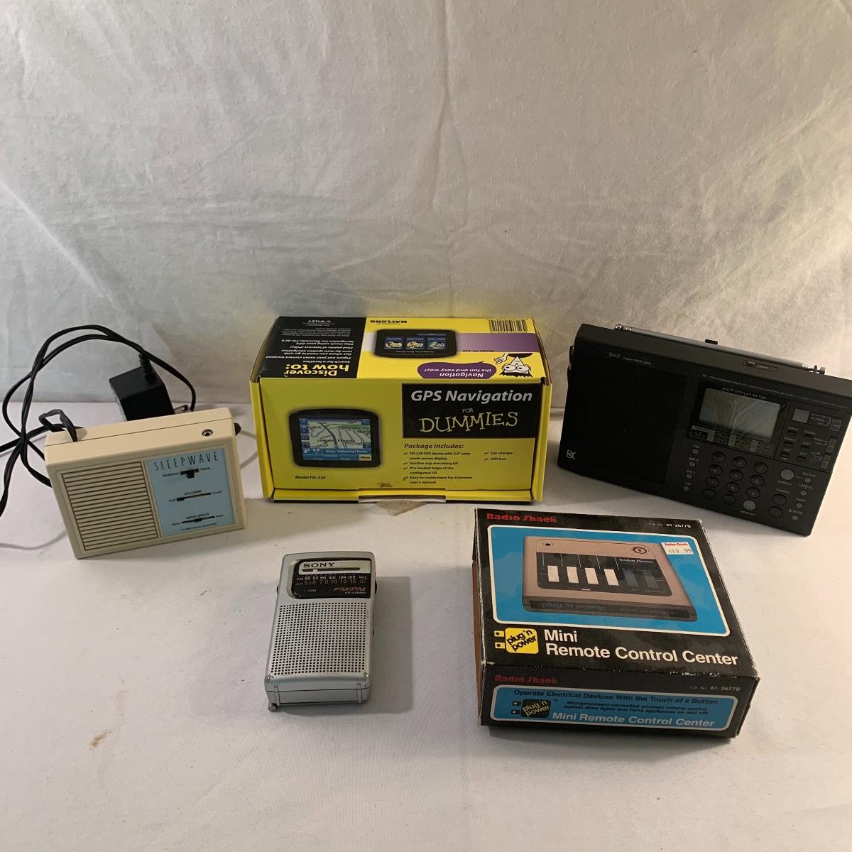 Lot 292 GPS Navigation, Vintage Radios & More