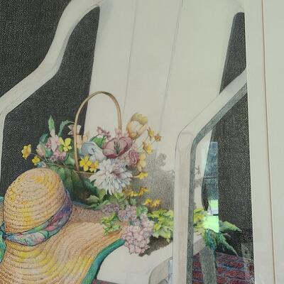 Lot 500: Signed Local Artist Pencil Framed Artwork. 