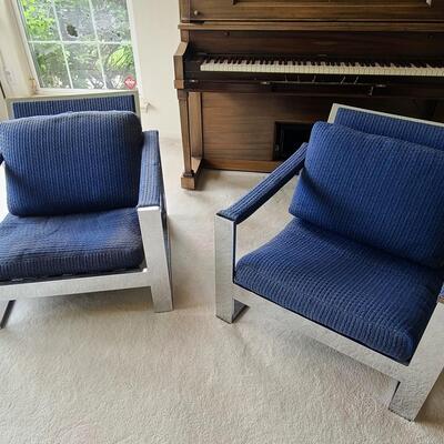Lot 46: MCM Chrome Chairs 