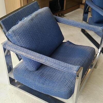 Lot 46: MCM Chrome Chairs 