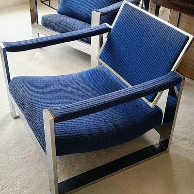 Lot 46: MCM Chrome Chairs 
