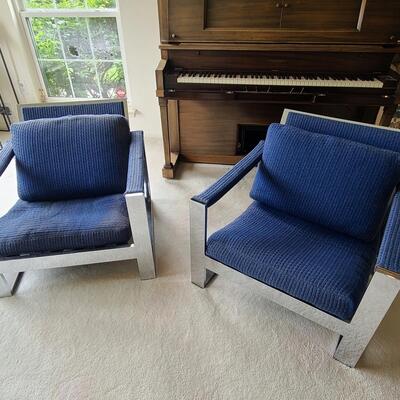 Lot 46: MCM Chrome Chairs 