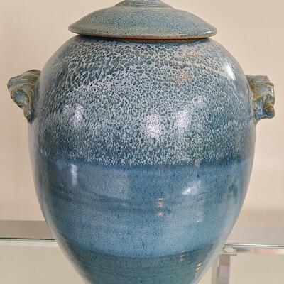Lot 47: Artist Signed Owl Block, Pottery, Wood Carved Birds, and More  