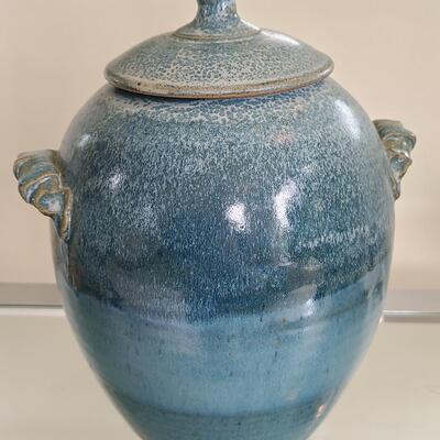 Lot 47: Artist Signed Owl Block, Pottery, Wood Carved Birds, and More  