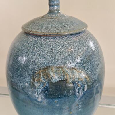 Lot 47: Artist Signed Owl Block, Pottery, Wood Carved Birds, and More  