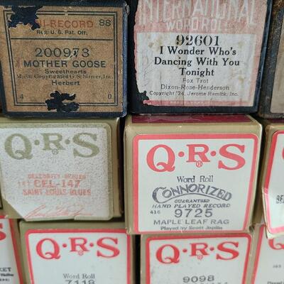 Lot 49: Player Piano Rolls 