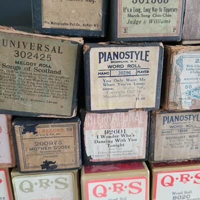 Lot 49: Player Piano Rolls 