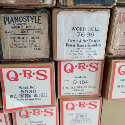 Lot 49: Player Piano Rolls 