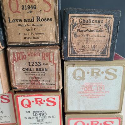 Lot 49: Player Piano Rolls 