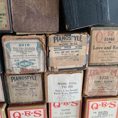 Lot 49: Player Piano Rolls 