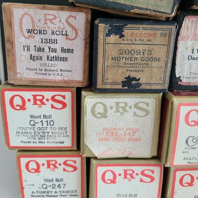 Lot 49: Player Piano Rolls 