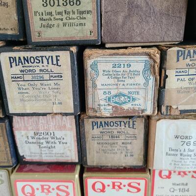 Lot 49: Player Piano Rolls 