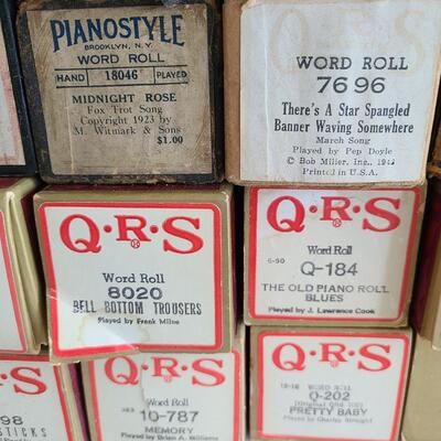 Lot 49: Player Piano Rolls 
